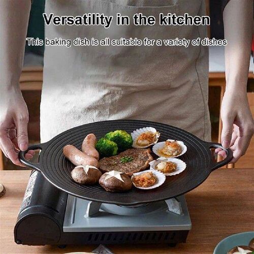 11.8/13.8/14.6 Inch BBQ Griddle Non Stick Coating Frying