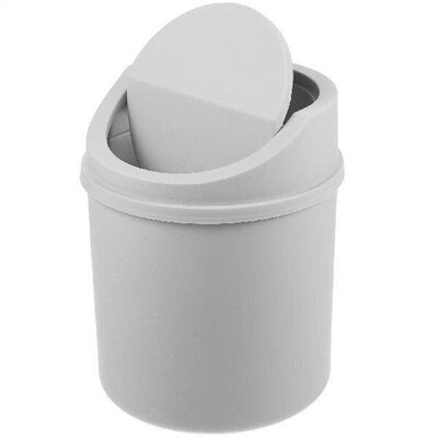 Mini Trash Can With Lid Waste Bins Swing Top Bin Small