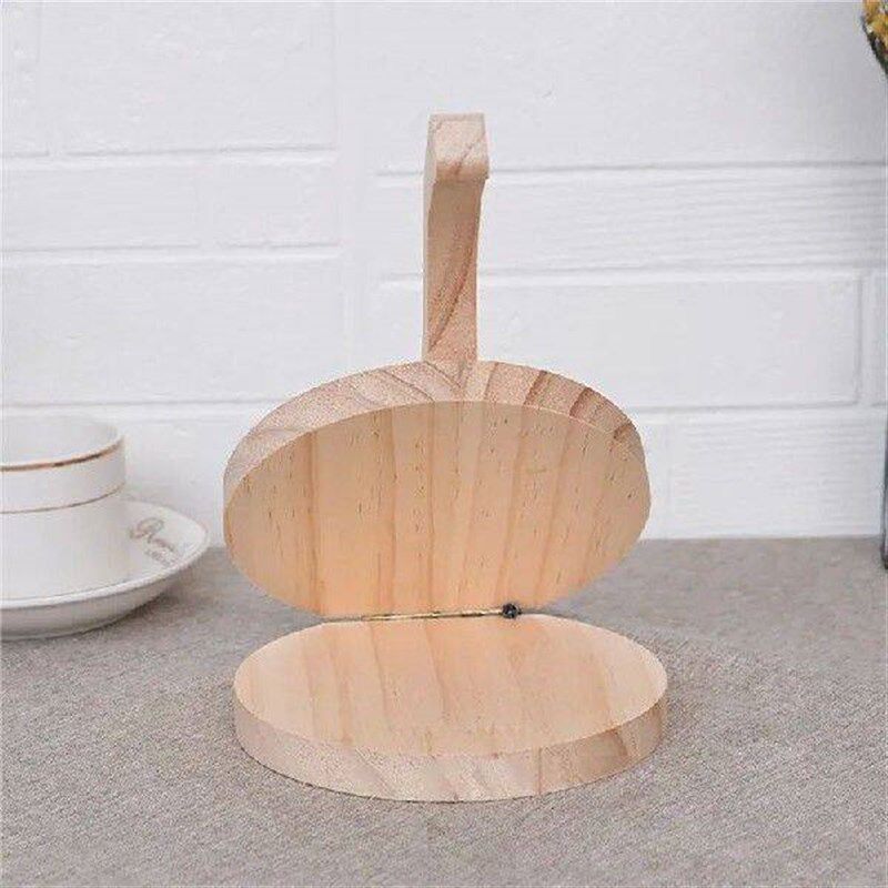 1pc Wooden Manual Dough Press Roller, Corn Tortilla - 实物图