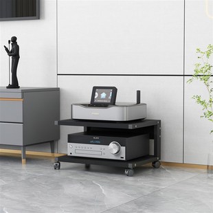 8种层高  2层胆机支架移动多层功放机架HIFI设备发烧脚架机架柜