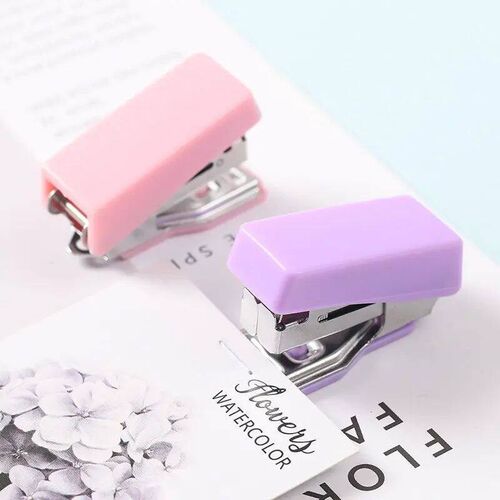 Mini Morandi Color Metal Stapler Set with Staples Binding To