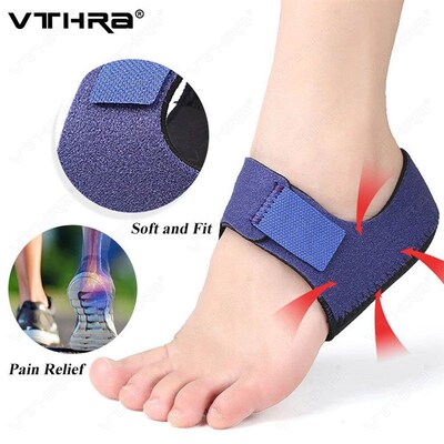 2 Pieces Pain Relief for Plantar Gel Heel Pad Fasciitis Sock