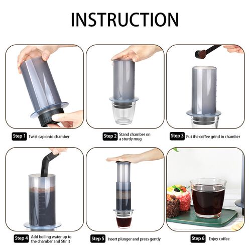 Espresso Coffee Maker Portable Cafe French Press CafeCoffee