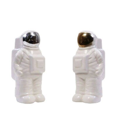 Ceramic Astronaut Toothpick Dispenser Jar Toothpick Box
