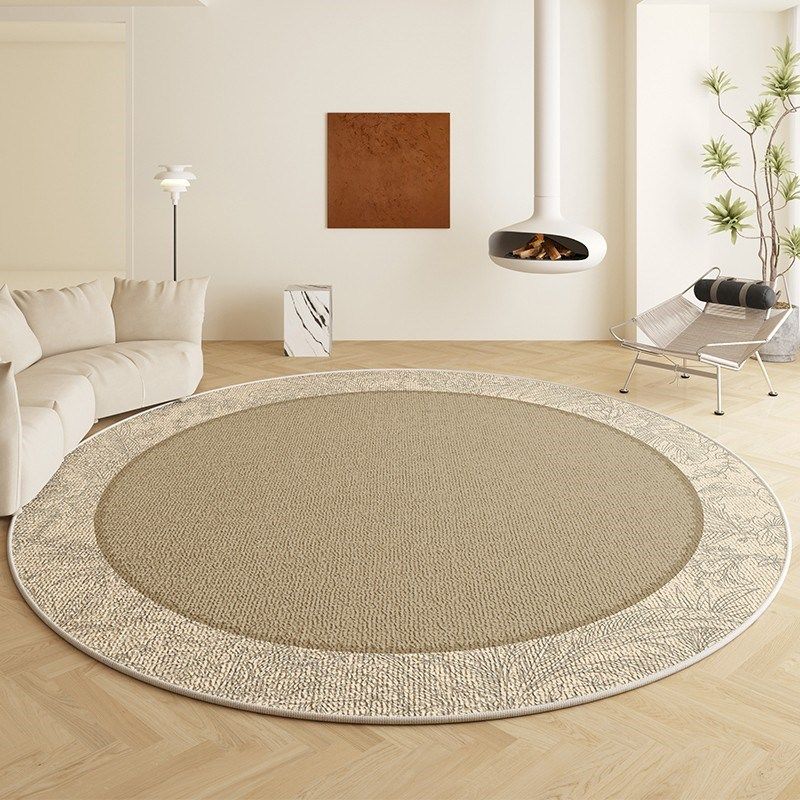 高级复古圆形地毯客厅茶几地垫书房转椅摇椅电脑椅垫子卧室床边毯,居家布艺,地毯,淘宝优惠券,粉丝福利购,淘宝优惠卷