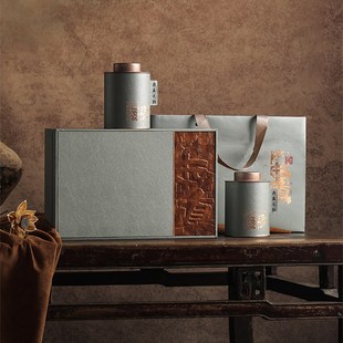 空盒定制 盒空礼盒罐红茶岩茶半斤礼盒装 202中秋新款 摆泡茶叶包装