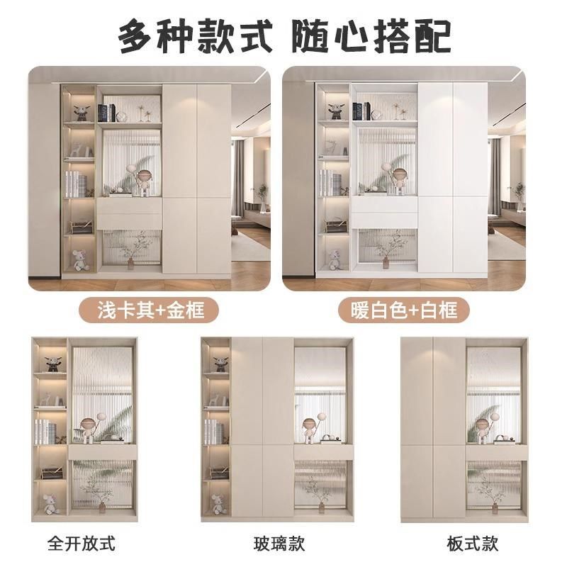 实木玄关柜鞋柜一体隔断面客厅屏风柜家用奶油风玻璃入户门厅柜,住宅家具,门厅/玄关柜/玄关架,淘宝优惠券,粉丝福利购,淘宝优惠卷