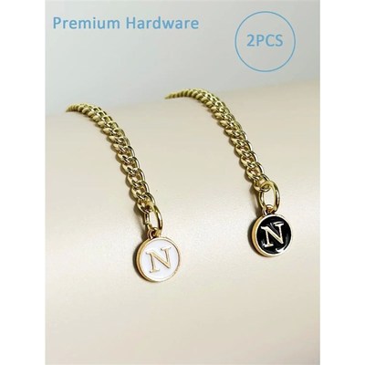 Luxurious Letter Charm Accessories for Cup Initial N
