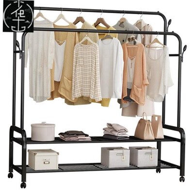 Hanging clothes rack one-pole hanger bedroom simple drying