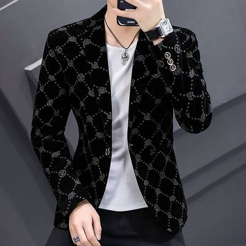 2023 Mens Blazers Slim Fit Suits for Men Business Formal Coa