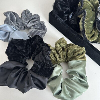 Retro Velvet Retro Velvet Hair Scrunchie Autumn Winter Premi