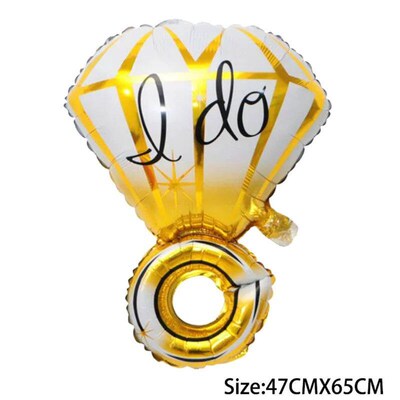 Diamond Ring Balloon Helium Foil Balloons Valentines Day Pa