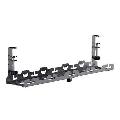 Under-table cable organizer non-punching power strip bracket