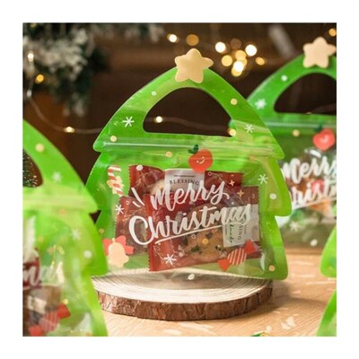 25pcs Christmas Gift Bag For Candy Chocolate Cookie Nougat B