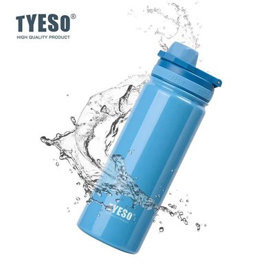 Tyeso Stainless Steel Thermal Water Bottle Portable Tumbler