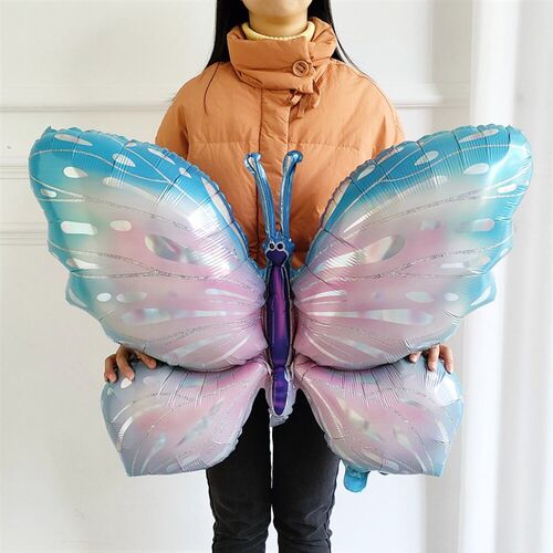 10pcs New Products Gradual Pink Butterfly Foil Balloon 40inc