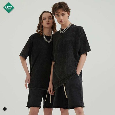 ARTIE Mens Wear  Heavy Washing Water Do Old Grinding Retro