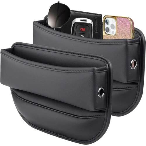 Leather Car Seat Gap Filler Organizer and Storages Automotiv