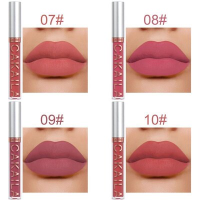 6PCS Set Of Boxes Velvet Matte Lipstick Lasting Non-stick Li