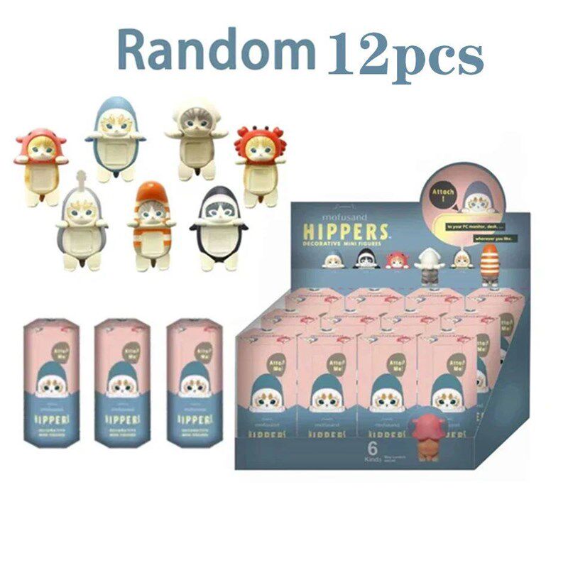 New Sonny Angel & Mofusand Blind Box Hippers Mini Figure Sha - 实物图