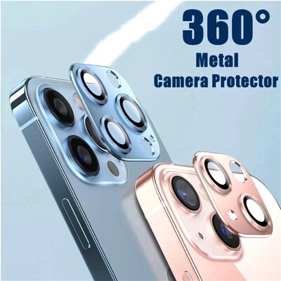 Full Cover Camera Lens Protector on适用于iPhone 14 15 Pro Ma
