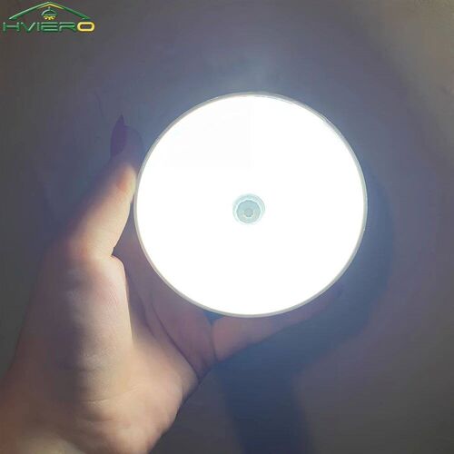 Wireless Motion Sensor Night Light Bedroom 8LED Detector Wal
