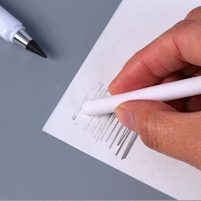 6 Pcs Unlimited Eternal new Pencil No Ink write fountain Pen