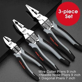 Doersupp Multifunctional Universal Diagonal Pliers Needle No