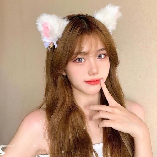 Plush Cat Ears Bell Headband Super Fairy Soft Girl Super Cut