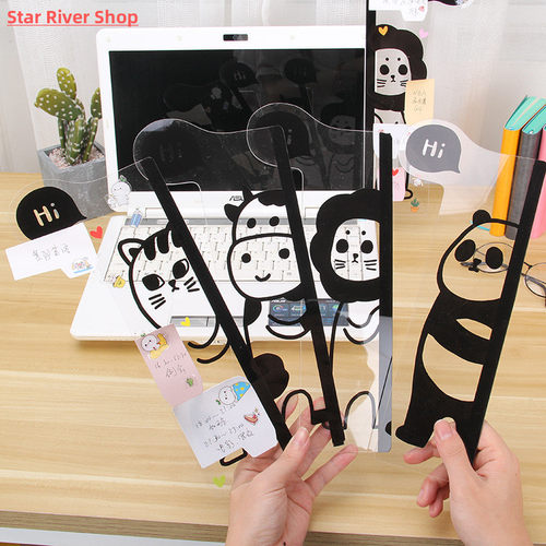 1pcs cartoon animals Convenient memo Computer message board