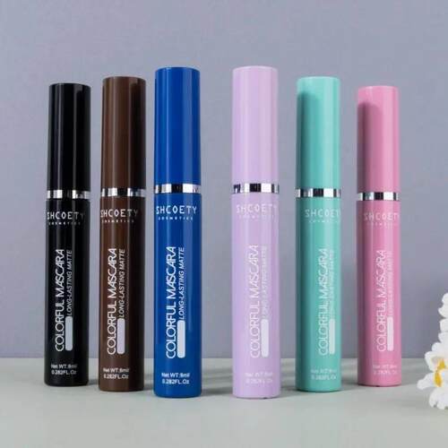 Red Brown Eyelashes Mascara Christmas Stage Makeup Colored M