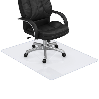PVC transparent floor mat for office computer swivel chair