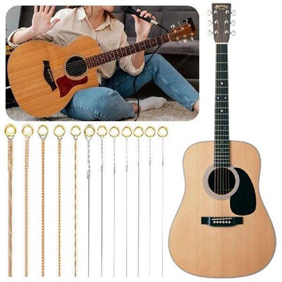 12-String Folk Guitar Accessories Parts Guitar Strings with