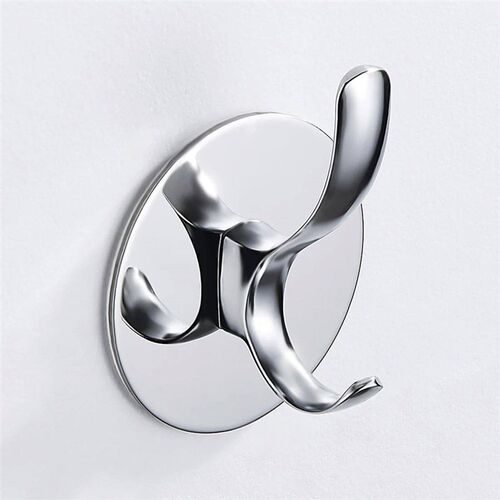 8/4pcs Adhesive Hooks Wall Mount Waterproof Stainless Steel
