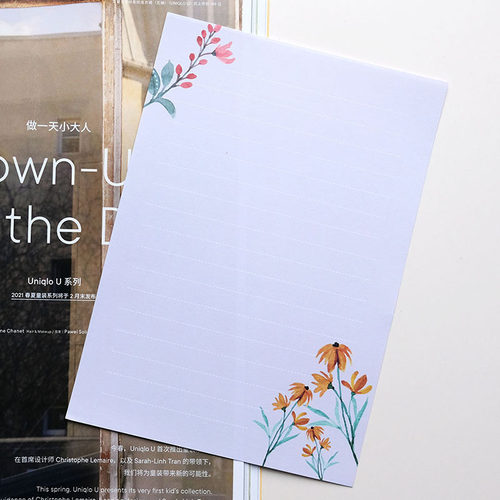 Wedding envelope invitation A5 love letter stationery set