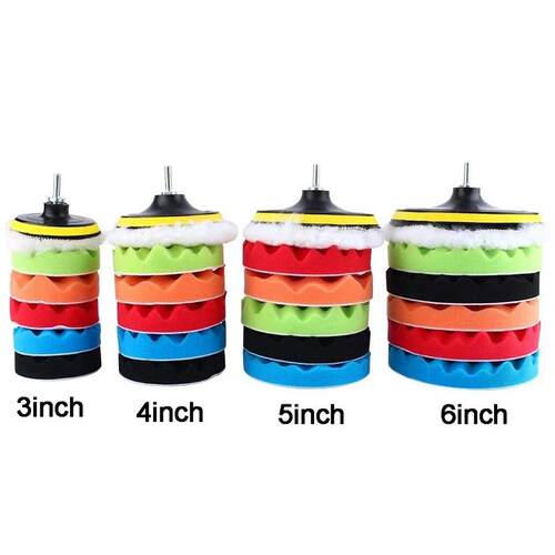 8Pcs Car Polishing Kit Polish Pad 3/7/5 Inch Car Polishing D