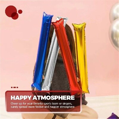 24 Pcs Generator Inflatable Stick Child Cheering Plastic