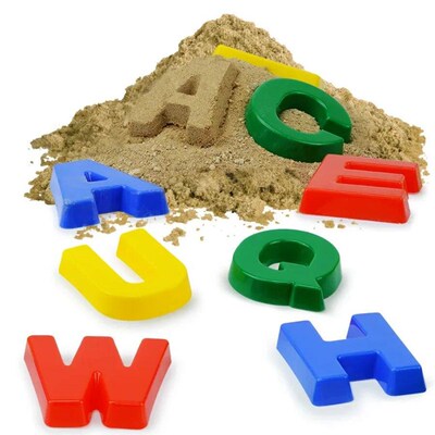 Toys for Learning Letters  Beach Sand Molds  Educational B