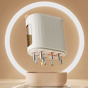 Electric Head Scalp Massager Hair Growth Oil Serum Comb Wate