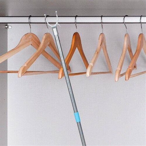 Clothes Drying Rack Foldable Stitching Rail Ceiling Hooks