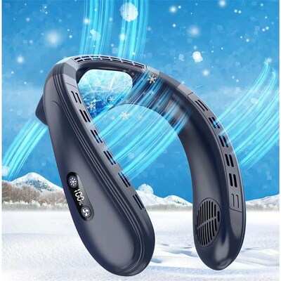 New Neck Air Conditioner Portable Neck Fan Rechargeable Semi