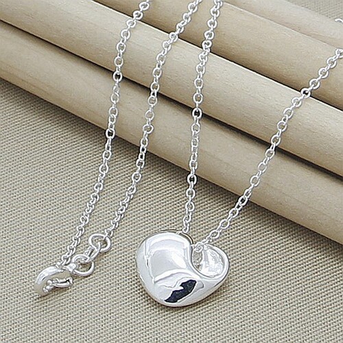 Wholesale Price 925 Silver Necklace Fashion Simple Round