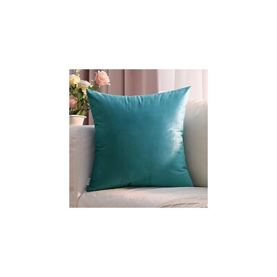 Solid-colored throw pillows Pink Cushions velvet backrest