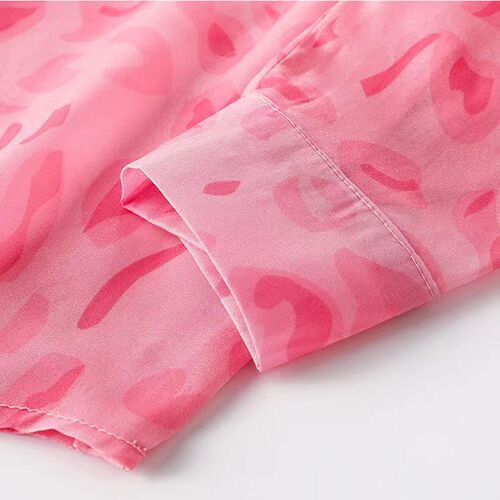Autumn Baby Clothes Girls Pink Leopard 3 Piece Spring Kids F