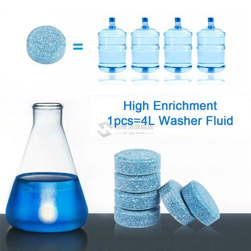 10pcs Car Glass Cleaner Effervescent Tablets  Opel astra h a