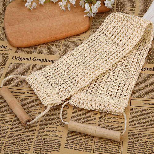 Bathroom Supplies Durable Ba Strap Exfoliating Wooden Hand