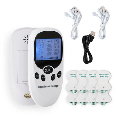 Digital TENS Machine EMS Massager Electric Pulse Muscle Stim