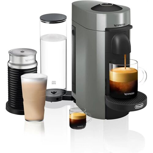 Vertuo Plus Coffee & Espresso Maker with Aeroccino Milk Frot