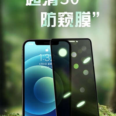 Screen Cover Glass Private hidden Film for apple iphone 15 1