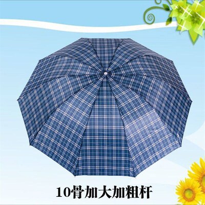 Three-fold 10-bone inverted rod enlarged lattice umbrella bo